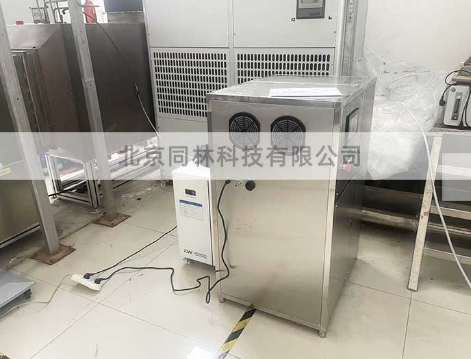 管道臭氧消毒測試現(xiàn)場