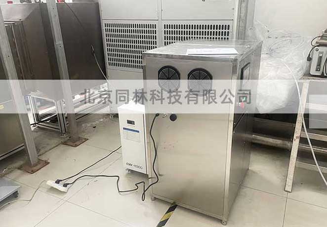 江蘇某單位管道臭氧消毒測(cè)試現(xiàn)場(chǎng)